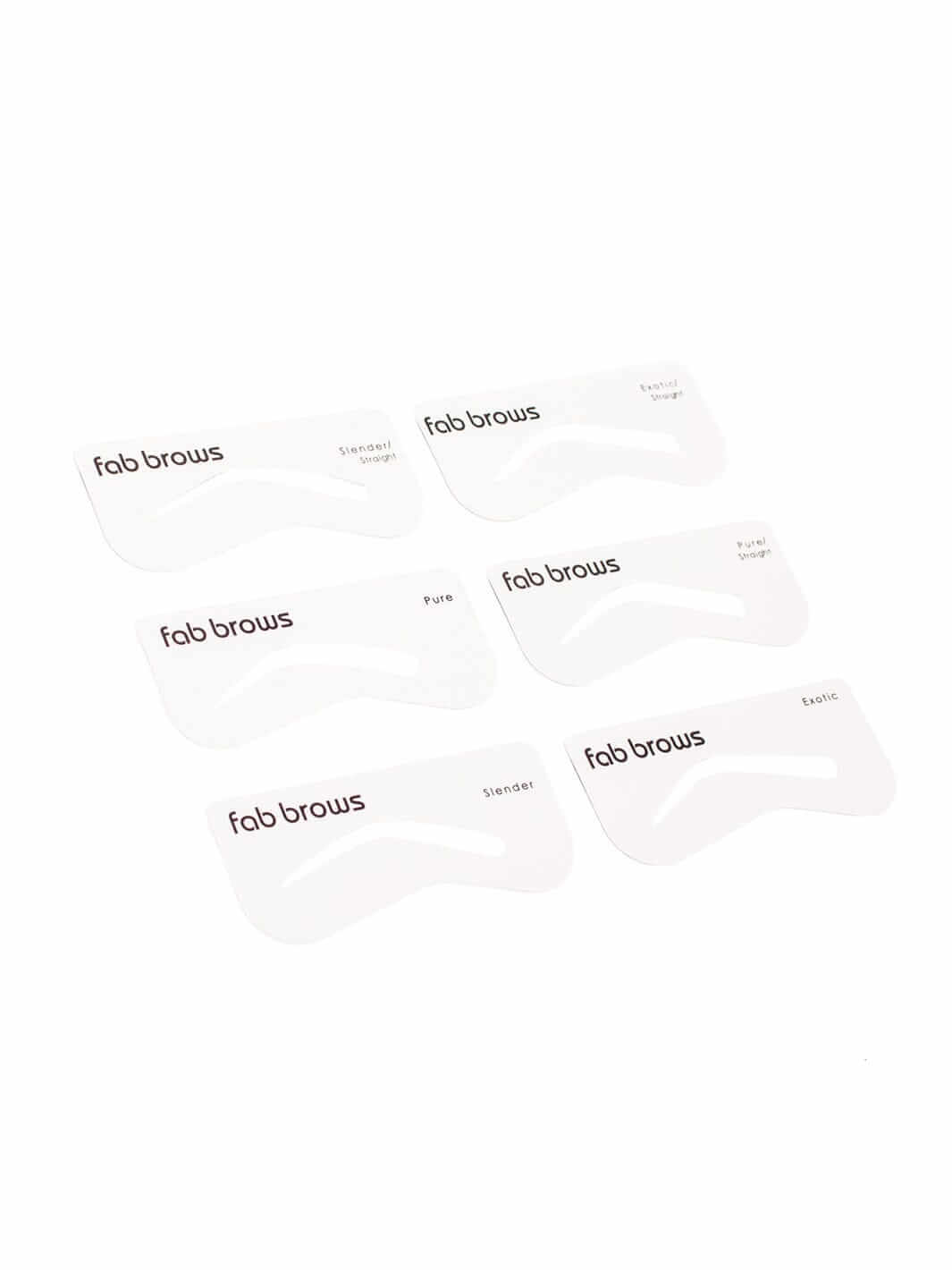 Duo Eyebrow Stencil Set 6 Pack