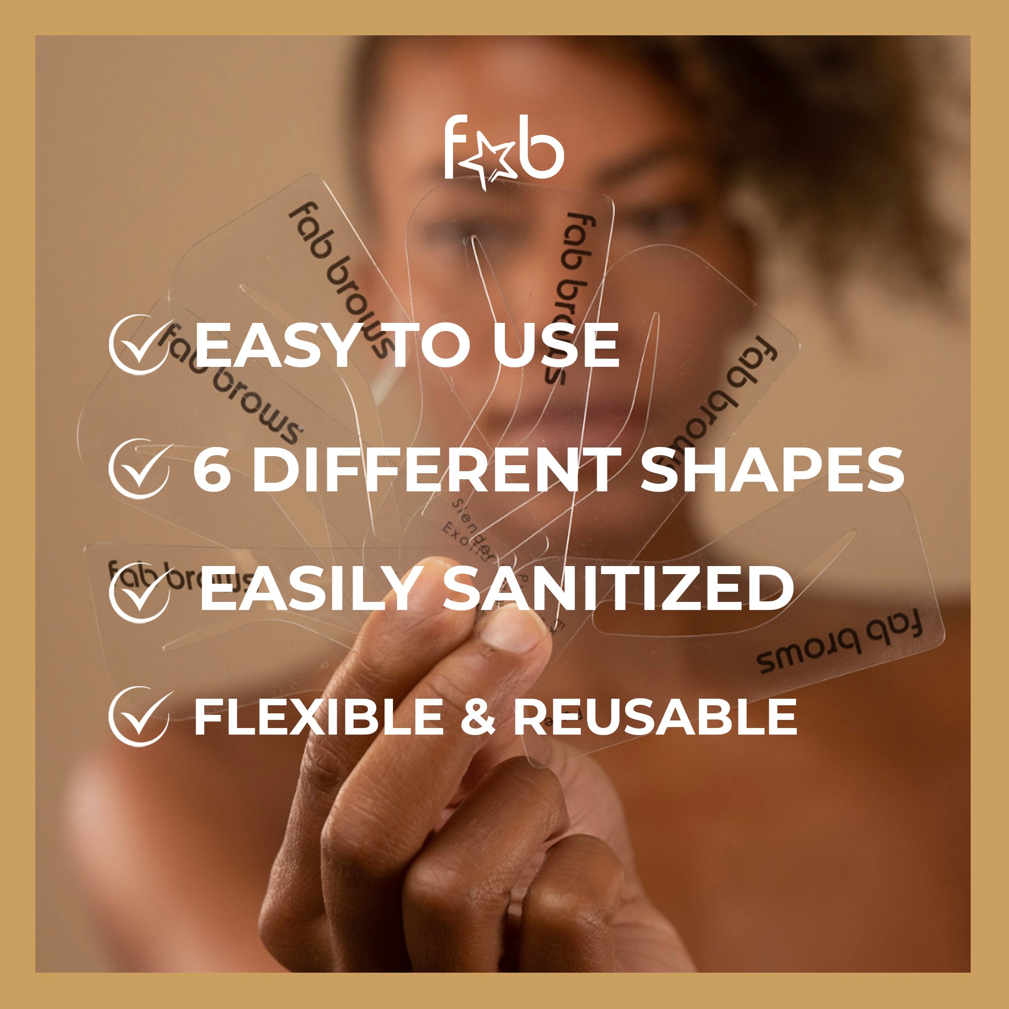 Duo Eyebrow Stencils