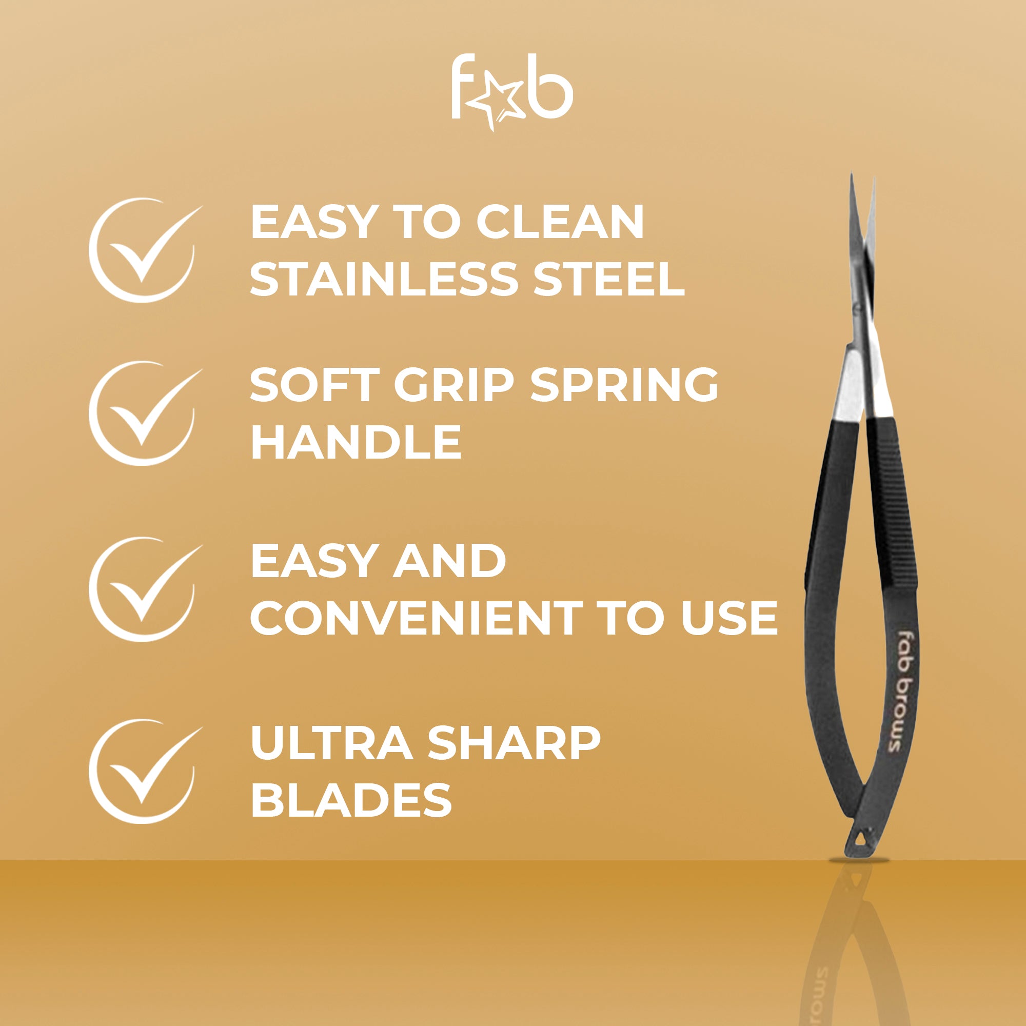 Soft Grip Eyebrow Trimmers