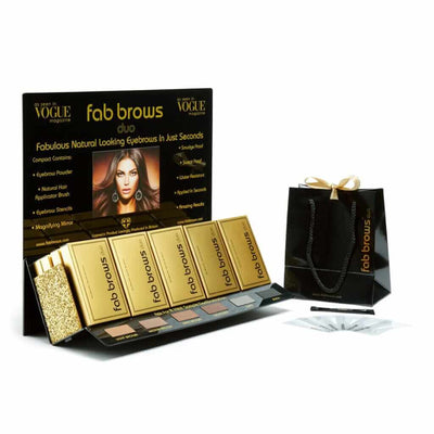 Pro Point Of Sale Stand Including 20 Fab Brows DUO Eyebrow Kits